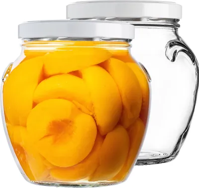 Obrázek produktu pro KADAX zavařovací sklenice 1,7 l se šroubovacím víčkem fi110 mm, velká zavařovací sklenice s víčkem, zavařovací sklenice, šroubovací sklenice s velkým otvorem, sklenice na okurky (bílá, 2 kusy)
