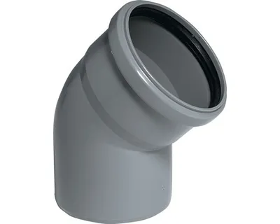 Obrázok produktu pre Koleno 15° pre kanalizačné rúry HT Ø 50 mm
