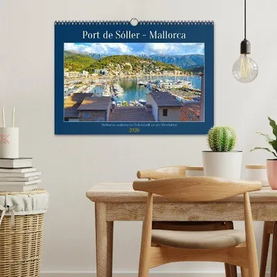 Produktbild von Port de Sóller - Mallorca (Wandkalender 2026 DIN A3 quer), CALVENDO Monatskalender
