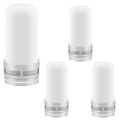 Produktbild von Wasserfilter Ersatzfilter Keramik 4er-Pack zur Reduzierung von Chlor, Kalk, Schwermetallen