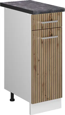 Obrázek produktu pro Spodní skříňka kuchyňské linky Vicco R-Line Řemeslný dub 30 cm , PD Antracit, Model 49170