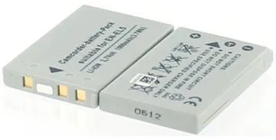Produktbild von Akku für Nikon Coolpix P6000 Li-Ion 3,7 Volt 900 mAh grau.
