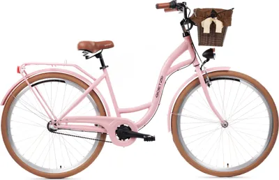 Produktbild von Goetze Style 28 Zoll Citybike, 3-Gang Shimano Nabenschaltung, Tiefeinstieg mit Rücktrittbremse, Damenfahrrad mit Korb