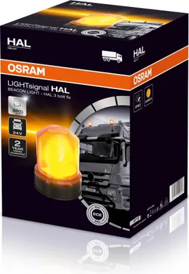 Produktbild von Osram LIGHTsignal Halogen Rundumkennleuchte 360Grad orange