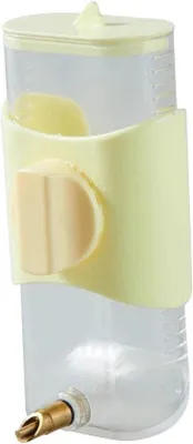 Obrázek produktu pro Automatická krmítka pro ptačí klece – 300 ml automatický doplňovač vody pro ptáky, napáječka pro papoušky, kanáry, vrabce a jiné ptáky (žlutá)
