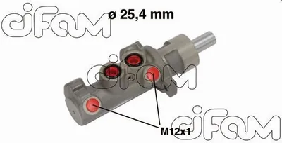 Produktbild von CIFAM 202-642 Bremszylinder Hauptbremszylinder für FORD TRANSIT Bus (FD, FB, FS, FZ, FC) TRANSIT Kasten (FA) TRANSIT Pritsche/Fahrgestell