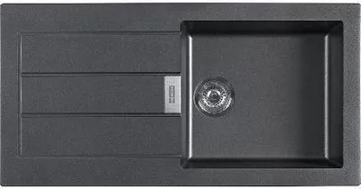 Produktbild von Franke Sirius 2.0 - Tectonite-Spüle S2D 611-100, 1000x500 mm, Schwarz 143.0613.661