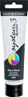 Obrázek produktu pro Daler-Rowney System3, 150 ml, Černá, Tuba
