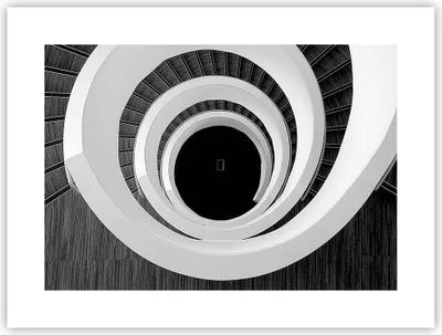 Produktbild von Poster - Poster ohne Rahmen - Stück Modern Treppe - 40x30 cm - Wand Bild - Wanddeko - Wandbilder - Kunstposter - Wandposter - Bilder - Kunstdruck - Wanddekoration - Wandbild - P2XAA40x30-4132