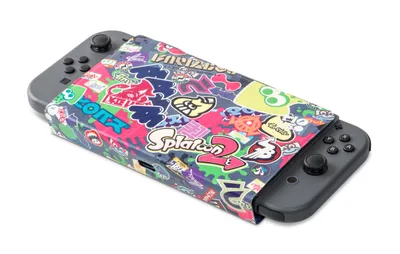 Zdjęcie produktu dla PowerA Splatoon2, Etui z klapką, Nintendo, Wielobarwny, Nintendo Switch, Odporny na zadrapania, Hybrid Cover: Splatoon2