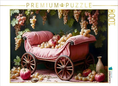 Produktbild von CALVENDO Puzzle Nostalgie in Rosa | 1000 Teile Lege-Größe 64x48cm Foto-Puzzle für glückliche Stunden
