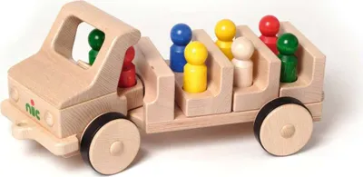 Produktbild von Happy Kidz Omnibus Familienausflug aus Holz 21403215015