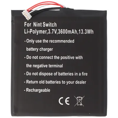 Produktbild von Baterie vhodná pro Nintendo Switch, Li-Polymer, 3.7V, 3600mAh, 13.3Wh
