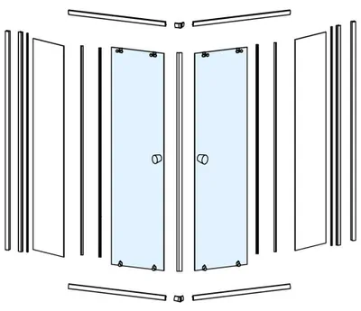 Produktbild von Aqualine Glas zum BLF909, beweglicher Teil