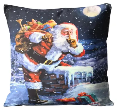 Produktbild von Piruu Zierkissenbezug Weihnachten 45x45 cm Dekorativ Weihnachtlich