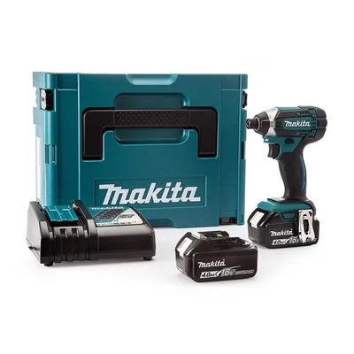 Produktbild von MAKITA 18V Li-Ion 4.0 Ah 165 Nm Schlagschrauber - 2 Batterien, Ladegerät, Koffer - DTD152RMJ