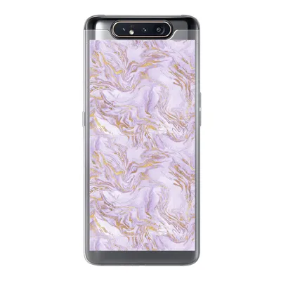 Produktbild von MuchoWow® Handyhülle Schutzhülle Hülle für Samsung Galaxy A80 Abstrakt - Marmor - Gold - Muster Silikon Softcase Handy Hülle - Schutzdeckel
