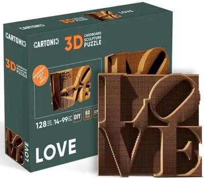 Image de Casse-tête en carton 3D - Amour