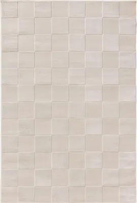 Produktbild von benuta Teppich Wohnzimmer Claire Creme 240x340 cm Wohnzimmerteppich Rechteckig Muster Modern Kurzflor Skandinavisch