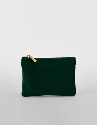 Produktbild von BagBase BG715 | Velvet Accessory Pouch - Farbe: Dark Emerald - Größe: L (30 x 20 cm)
