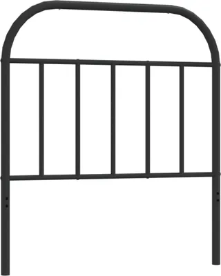 Produktbild von vidaXL Ersatz-Kopfteil Metall Schwarz 90 cm
