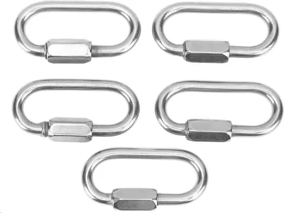 Produktbild von M5 Kletterausrüstung Karabiner Schnellverschlüsse Sicherheitskarabinerhaken Klettersicherheitsschnalle Schraubverschluss