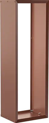 Produktbild von hiyard Wooker High Brennholzregal – Kaminholzregal  / Holzlagersystem / 49 x 149 cm / rostbraun