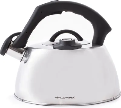 Produktbild von Wasserkessel EDELSTAHL 2,7L Flötenkessel Teekessel Induktion mit Thermometer