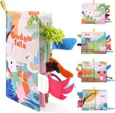 Immagine prodotto di Vicloon: Libri morbidi per bambini - Libro-asciugamano da bagno per neonati - Libri calmanti per bambini piccoli e neonati di 0-3 anni