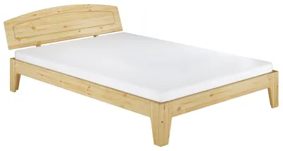 Produktbild von Kieferbett Futon Massivholzbett Doppelbett 140x200 Futonbett Zubehör wählbar V-60.63-14Rollrost und Matratze inkl.