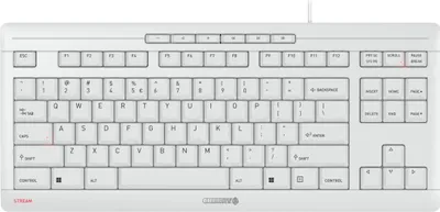 Obrázek produktu pro Cherry JK-8600EU-0 CHERRY TAS STREAM KEYBOARD TKL Corded EU-Layout šedá