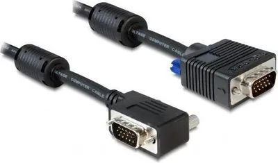 Productafbeelding van Delock 83173 DELOCK VGA-Kabel D-Sub15 -> D-Sub15 St/St 2.00m sw 90