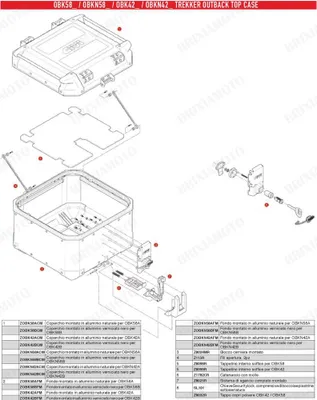 Produktbild von Kofferdeckel GiVi Aluminium schwarz für OBKN58B
