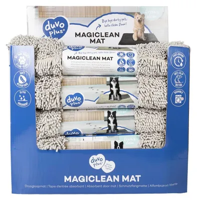 Productafbeelding van Duvo+ MagicClean absorberende droogloopmat gebroken wit 90 x 65 cm