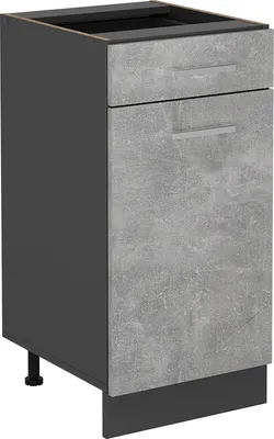 Immagine prodotto di Mobiletto base per cucina Vicco R-Line Calcestruzzo 40 cm senza piano di lavoro, Model 53661