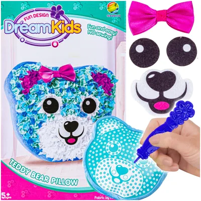 Produktbild von DK Kreativer Kuscheltier-Nähset Bären-Bastelset für Mädchen
