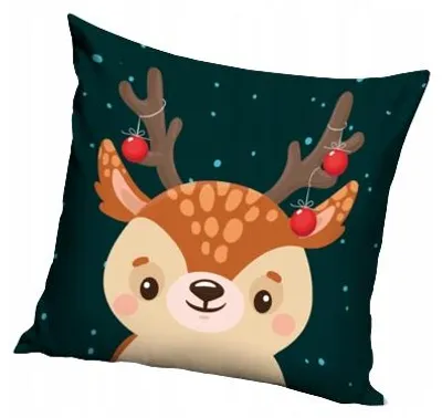 Produktbild von Carbotex Weihnachtlicher Dekokissenbezug 40x40cm Rentier