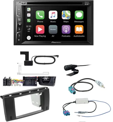 Produktbild von Pioneer AVH-Z3200DAB USB MP3 Bluetooth CarPlay Einbauset für Mercedes R W251
