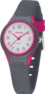 Produktbild von Sinar XB-47-8 Uhr Mädchen Kinderuhr Silikon grau