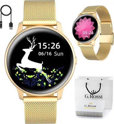 Image de G. Rossi Montre intelligente pour femmes Opudo or Taille unique