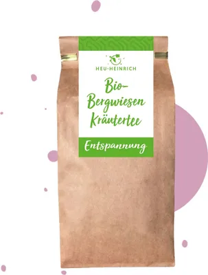 Produktbild von HEU-HEINRICH® - Bio-Bergwiesen-Kräutertee - 300g