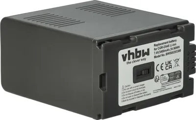 Produktbild von vhbw Akku kompatibel mit Panasonic NV-DS30EG, NV-DS30A, NV-DS33, NV-DS37, NV-DS35, NV-DS55, NV-DS38, NV-DS50A Kamera (5400 mAh, 7,4 V, Li-Ion)