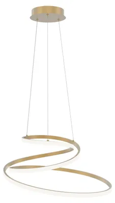 Zdjęcie produktu dla Lampa wisząca LED LORILA złota 60W Odcienie bieli 3300lm metal wym:150x60x60cm IP20 Italux
