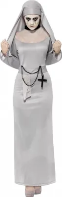 Produktbild von Halloween Geister Nonne Kostüm Damen Größe: M