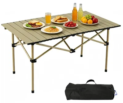 Produktbild von Klappbarer Campingtisch - Tragbarer Tisch mit Aufbewahrungstasche