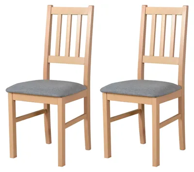 Obrázek produktu pro JÍDELNÍ ŽIDLE ESSZIMMERSTUHL - Sada 2 kusů, model Bos 4, barva sonoma, styl hygge, rozměry 91 cm