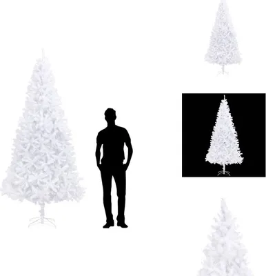 Image de vidaXL Sapin de Noël artificiel 300 cm blanc - Sapins de Noël