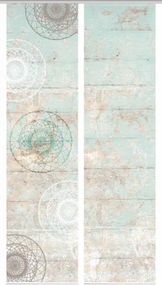Produktbild von HOME in green 84089 MANDRIGA Schiebegardine aus recyceltem Polyester