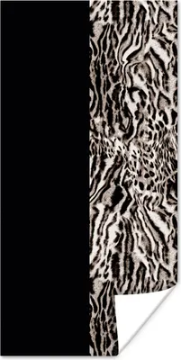 Produktbild von MuchoWow® Poster Tierdruck - Design - Tiere 60x120 cm - Wandschmuck