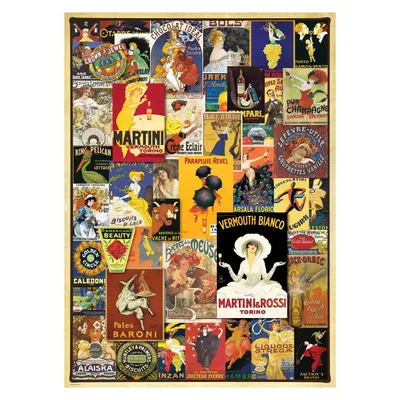 Produktbild von Vintage Posters Collage 1000pc Puzzle